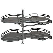 2-Tier Contemporary Organizer for 21" Cabinet Opening, Orion Gray