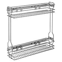 5-1/2" 2-Shelf Pullout Organizer, Chrome