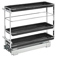 7-3/4" Pullout Organizer, Chrome