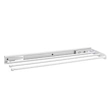 Towel Bar with 3 Prong, White
