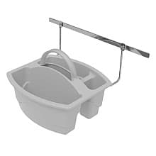 9-3/4" - 13" 1-Tier Door Mount Cleaning Caddy