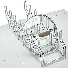5-1/4" Lid Organizer, Chrome