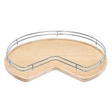 32" Kidney Fence Railing, Chrome, Bulk (8 Rails)