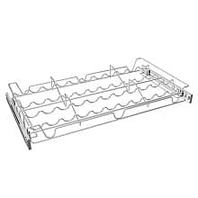Sidelines Sliding Spice Rack for 14" Cabinet, Anodized