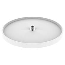 6071 Full-Circle 1-Tray Lazy Susan with Hub, White