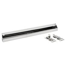 Slim Line Stainless Steel Sink Tip-Out Tray with Hinge