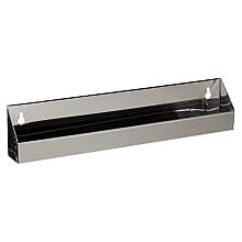6591 Stainless Steel Sink Front Tip-Out Tray with Tab Stops