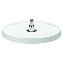 6621 Full-Circle 1 Tray Lazy Susan, White