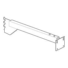 36" Cornice Bracket Faceout, Satin Zinc Finish