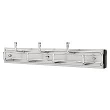 12" Pull-Out Belt Rack, Chrome Finish