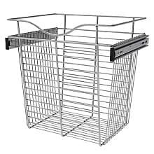 18" x 14" x 18" Wide Heavy-Gauge Pull-Out Wire Basket