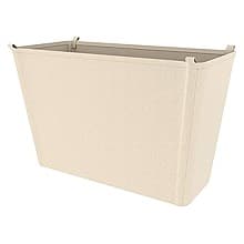 18" x 14" x 30" Canvas Closet Basket Liner, Tan Finish