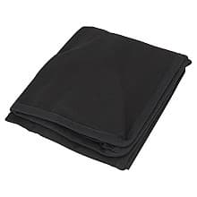 11" x 16" x 30" Canvas Closet Basket Liner, Black Finish