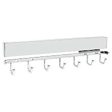 196mm Sidelines Pull-Out Belt Rack, Polished Chrome Finish
