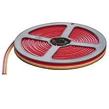 White Tunable FlexTape CCT T660 20AWG Wire Roll, 25', Red/White/Yellow