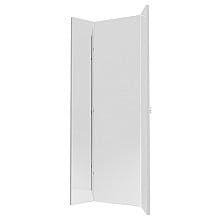 3-3/16" Sidelines Pull-Out Closet Mirror with Soft Close, Silver Finish