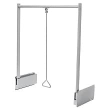 18" - 48" Pull Down Closet Rod, Anodized Finish