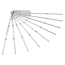 16-1/8" Wire Fan Pant Rack