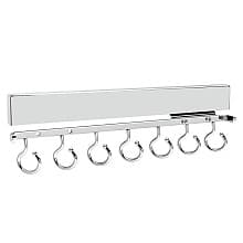13-25/32" Sidelines Pull-Out Scarf Rack, Chrome Finish