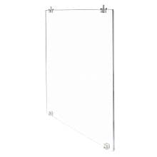 Shoe Shelf Divide, Clear Acrylic Finish
