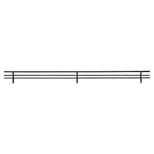 23" CSRSL Wire Shoe Rail, Matte Black