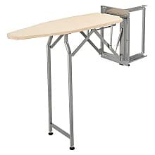 13" Deluxe Swivel Ironing Board with Soft-Close, Glossy Finish