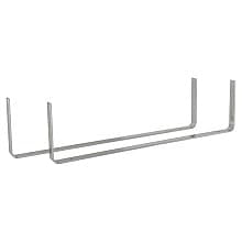 24" Top Mount Bracket Set for CB Series Basket, Anodized Aluminum Finish