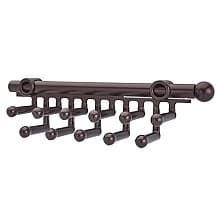 11-7/8" - 18-1/2" Pull-Out Tie/Scarf Organizer, Oil-Rubbed Bronze Finish
