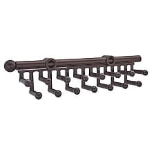13-7/8" - 21-7/8" Pull-Out Tie/Scarf Organizer, Oil-Rubbed Bronze Finish