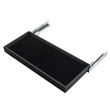 3-1/8" x 30" x 14" Jewelry Organizer, Black Finish