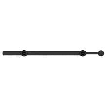 13-7/8" - 21-7/8" Sliding Valet Rod, Matte Black