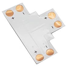 FlexTape SMD Back-To-Back Tee Connector, White (5/Bag)