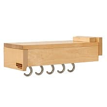 6" Pullout Hook with Soft-Closing Sink and Base Accessories, Maple
