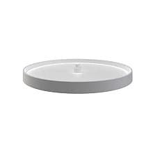 28" Full-Circle Lazy Susan Tray (No Hardware), White, Bulk (40 Trays)