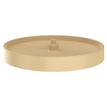 LD-2061 Full-Circle 1 Tray Lazy Susan, Almond