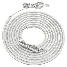 12V LED 3W Top-Emitting Neoloop Flexible Silicone Lighting, 16.4' Roll, White