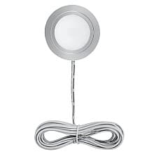 Equiline LED 3W Warm White Puck Light, Nickel
