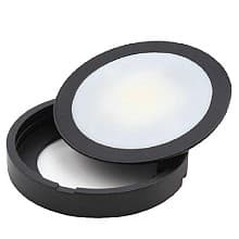 Power Pockit&#174; LED 3W Puck Light, 2-1/2", Black