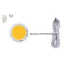 LED 5W Cool White Puck Light, White