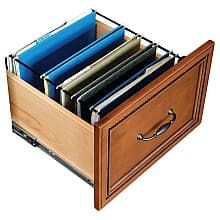 File System Insert for Drawers, Black