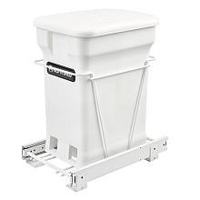 Single 24 QT Bottom-Mount Waste Container Pullout