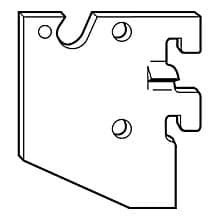 390-41-C Slatwall Hanger, Chrome Finish