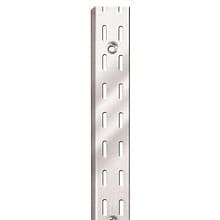 RV44 Heavy-Duty Double Slot Shelf Standard, Satin Zinc Finish