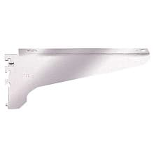 5" RV81 Heavy-Duty Left Hand Wood Shelf Bracket, Satin Zinc Finish