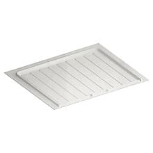 Polystyrene Sink Base Drip Tray, White