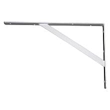 500mm L-Bracket, Epoxy White Finish