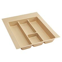 Utility Tray Drawer Insert, Almond
