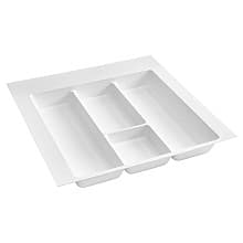 Utility-Tray Drawer Insert, White