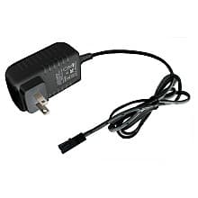 12V 15W Wall Plug-In LED Power Supply with 1-Port, Black