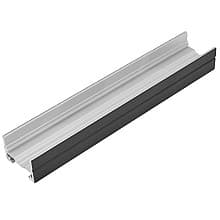 Infinex Aluminum Square Extrusion, 72", Black